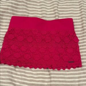 Abercrombie & Fitch women’s crochet lace mini skirt size small